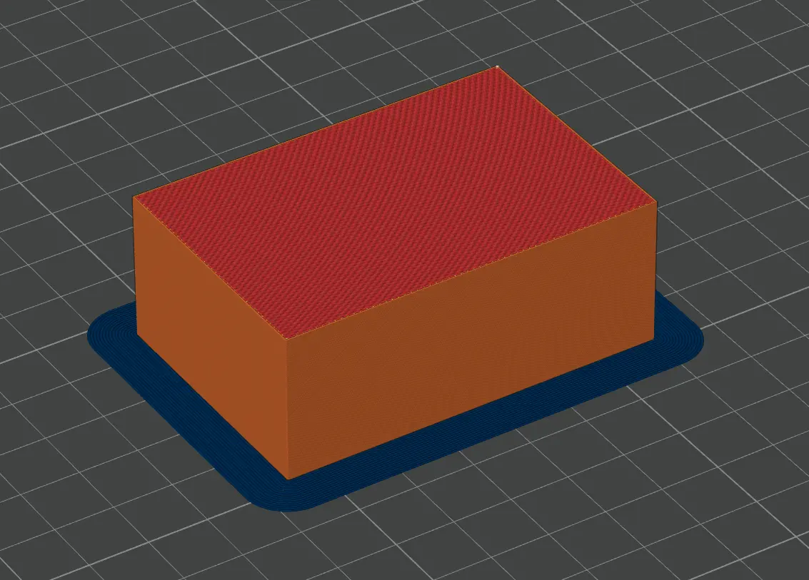 Brim pada Objek dalam Software Slicer